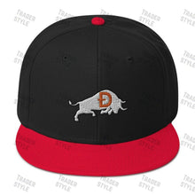 Load image into Gallery viewer, Dogecoin Bull Snapback Cap