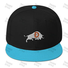 Load image into Gallery viewer, Dogecoin Bull Snapback Cap