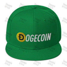 Load image into Gallery viewer, Dogecoin Logo Snapback Cap