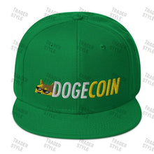 Load image into Gallery viewer, Dogecoin Thug Snapback Cap