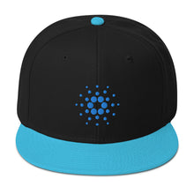 Load image into Gallery viewer, Cardano ADA Snapback Cap Blue Logo