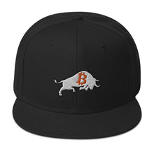 Load image into Gallery viewer, Bitcoin Bull Snapback Cap
