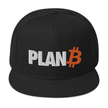 Load image into Gallery viewer, Bitcoin Plan B Snapback Cap