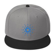Load image into Gallery viewer, Cardano ADA Snapback Cap Blue Logo