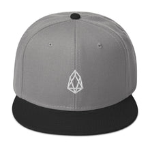 Load image into Gallery viewer, EOS Classic Logo Snapback Cap White