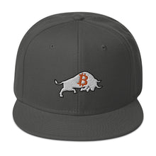 Load image into Gallery viewer, Bitcoin Bull Snapback Cap