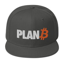 Load image into Gallery viewer, Bitcoin Plan B Snapback Cap