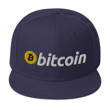 Load image into Gallery viewer, Bitcoin Snapback Cap