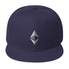 Load image into Gallery viewer, Ethereum Logo Snapback Cap