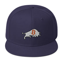 Load image into Gallery viewer, Bitcoin Bull Snapback Cap