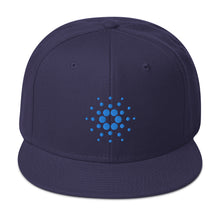 Load image into Gallery viewer, Cardano ADA Snapback Cap Blue Logo