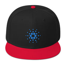 Load image into Gallery viewer, Cardano ADA Snapback Cap Blue Logo