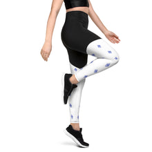 Load image into Gallery viewer, Ethereum Logo All-over Print Sports Leggings