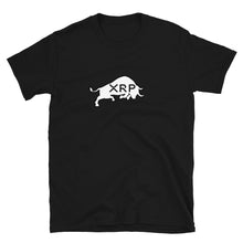 Load image into Gallery viewer, XRP Bull T-shirt Black & White