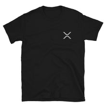 Load image into Gallery viewer, XRP Embroidery T-shirt Ripple crypto hodl trading trader gift tee