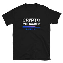 Load image into Gallery viewer, Crypto Millionaire Blue T-shirt