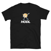 Load image into Gallery viewer, Bitcoin Dabbing Cute Funny BTC t-shirt front view
