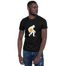 Load image into Gallery viewer, Bitcoin Bigfoot T-shirt (Back Label)
