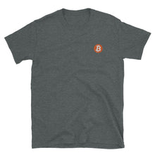 Load image into Gallery viewer, Bitcoin Logo Embroidery T-shirt