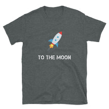 Load image into Gallery viewer, Stocks To the Moon Vintage Distressed Black T-shirt