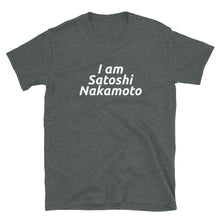 Load image into Gallery viewer, I Am Satoshi Nakamoto Bitcoin Classic White T-shirt
