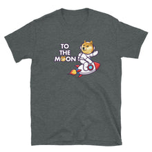 Load image into Gallery viewer, Doge to the Moon White T-shirt