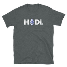 Load image into Gallery viewer, Ethereum Vintage Distressed Blue T-shirt