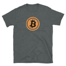 Load image into Gallery viewer, Bitcoin BTC Vintage Distressed Black