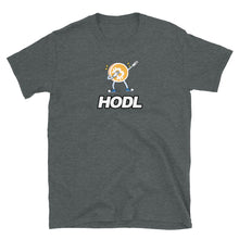Load image into Gallery viewer, Bitcoin Dabbing Cute Funny BTC t-shirt design detail