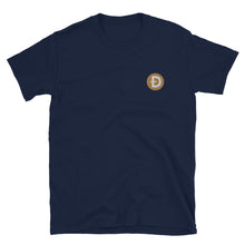 Load image into Gallery viewer, Dogecoin Doge Coin Embroidery T-shirt