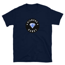 Load image into Gallery viewer, Diamond Hands Logo Black + Blue T-shirt