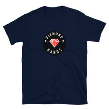 Load image into Gallery viewer, Diamond Hands Logo Black + Red T-shirt