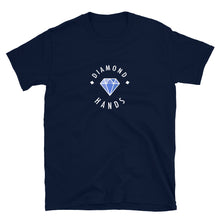 Load image into Gallery viewer, Diamond Hands Logo Blue T-shirt