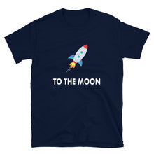 Load image into Gallery viewer, Stocks to the Moon Rocket T-shirt