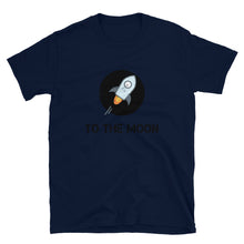 Load image into Gallery viewer, Stellar to the Moon Black Vintage Distressed T-shirt