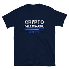 Load image into Gallery viewer, Crypto Millionaire Blue T-shirt