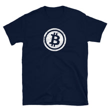 Load image into Gallery viewer, Bitcoin BTC Vintage Distressed White