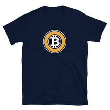 Load image into Gallery viewer, Bitcoin Gold Token White T-shirt
