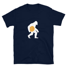Load image into Gallery viewer, Bitcoin Bigfoot T-shirt (Back Label)