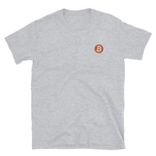 Load image into Gallery viewer, Bitcoin Logo Embroidery T-shirt