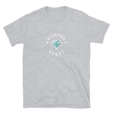 Load image into Gallery viewer, Diamond Hands Logo Aqua T-shirt