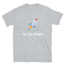Load image into Gallery viewer, Stocks to the Moon Rocket T-shirt