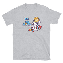 Load image into Gallery viewer, Doge to the Moon Blue T-shirt