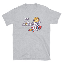 Load image into Gallery viewer, Doge to the Moon White T-shirt