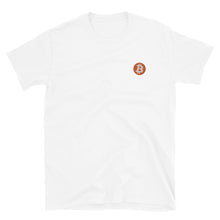 Load image into Gallery viewer, Bitcoin Logo Embroidery T-shirt