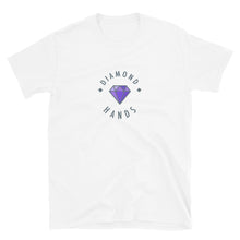 Load image into Gallery viewer, Diamond Hands Logo Purple Outline T-shirt