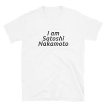 Load image into Gallery viewer, I Am Satoshi Nakamoto Bitcoin Classic Grey T-shirt