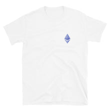 Load image into Gallery viewer, Ethereum mini t-shirt colourway flat lay