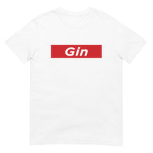 Load image into Gallery viewer, Gin Classic Logo in Red T-Shirt