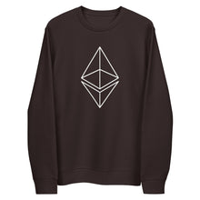 Load image into Gallery viewer, Ethereum outline eco sweatshirt